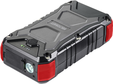 VOLTCRAFT VC PB PD65W Rugged Powerbank 30000 mAh Power Delivery 3.0 Li-Ion Schwarz-Rot LED Taschenlampe, Statusanzeige, Outdoor, gleichzeitiges Laden und (VC-13184840)