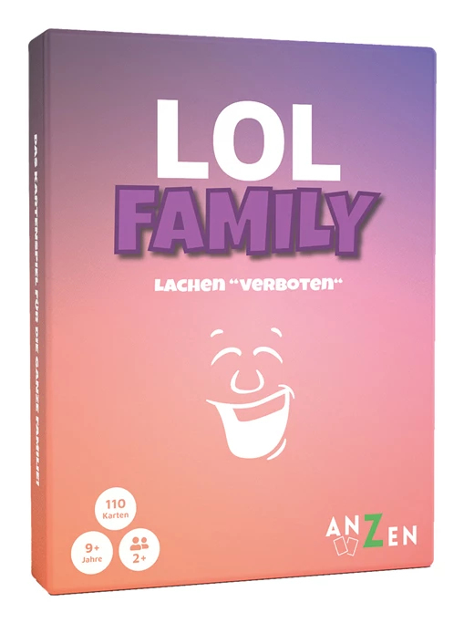Anzen LOL FAMILY – Lachen verboten Kartenspiel