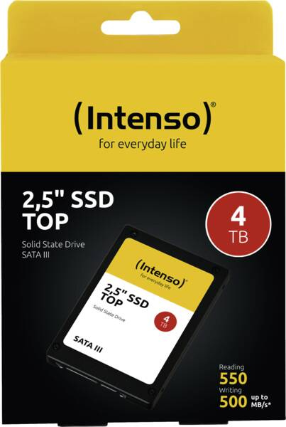 Intenso TOP Interne SSD 4 TB 2.5" SATA III