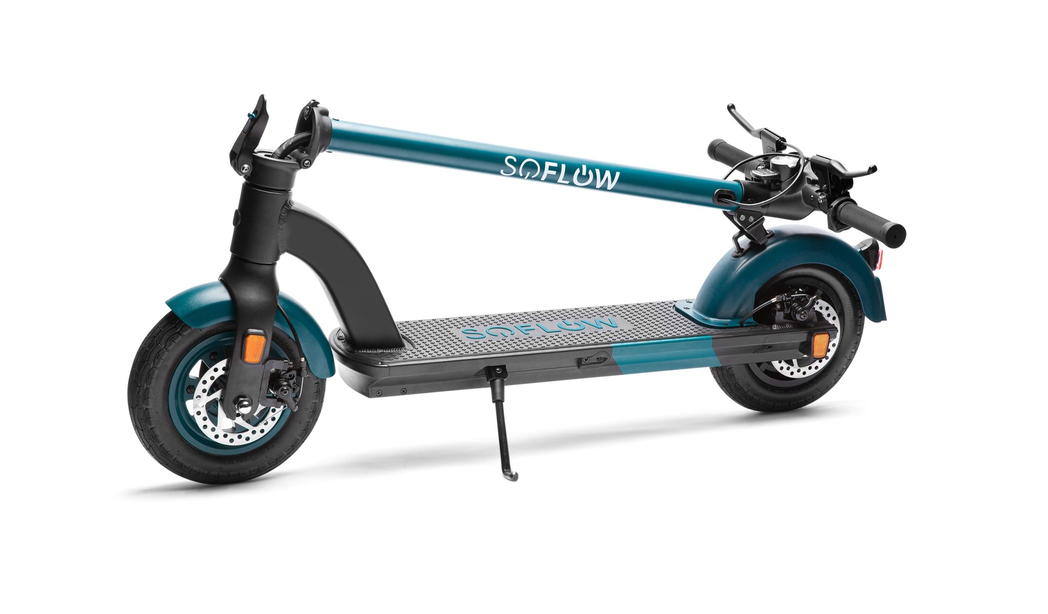 SoFlow SO4 Pro E-Scooter 10,5 Ah 48 V 500 W 20 km/h Schwarz, Türkis