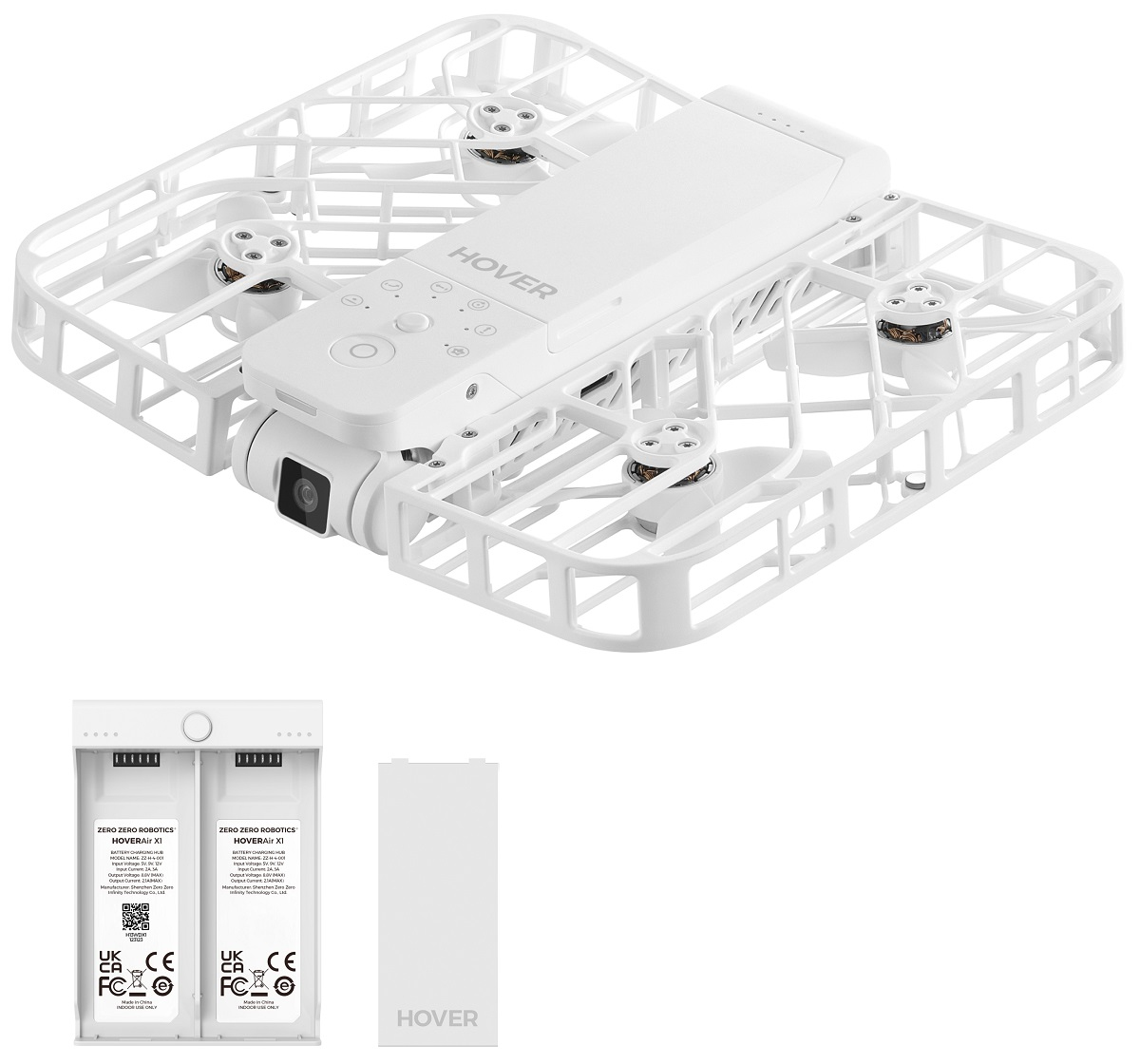HOVERAir X1 Combo Quadrocopter 2704 x 1520 Pixel 32 GB Weiß