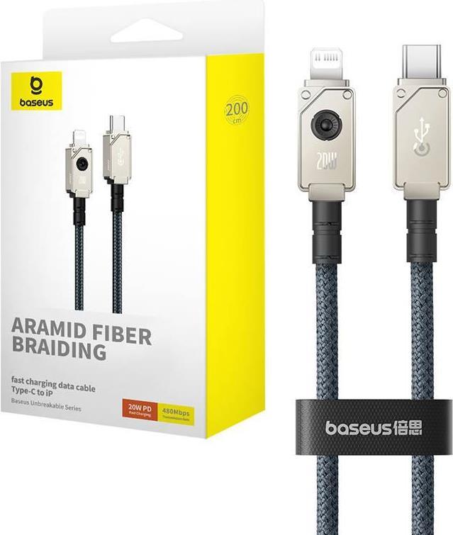 Schnellladekabel Baseus USB-C zu IP 20A 2M (blau) (P10355803221-01)