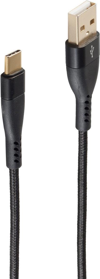 shiverpeaks PRO Serie II USB 2.0 Lade-Anschlusskabel Typ A auf Typ C Stecker, 2,0m (BS20-71035)