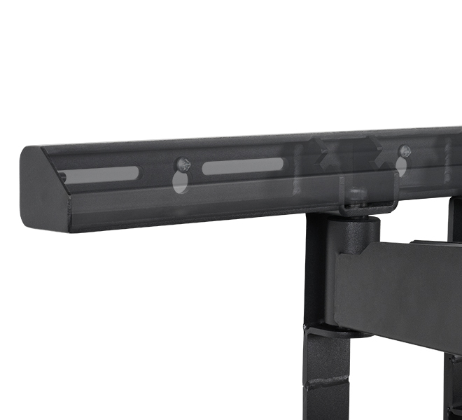 B-TECH BT8228 Wandhalterung für Flachbildschirme 65"-120" bis 125 kg Schwarz