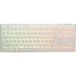 Ducky One 3 Classic Pure White TKL Gaming RGB LED - MX-Brown Tastatur USB Deutsch Weiß (DKON2187ST-BDEPDPWWWSC1)