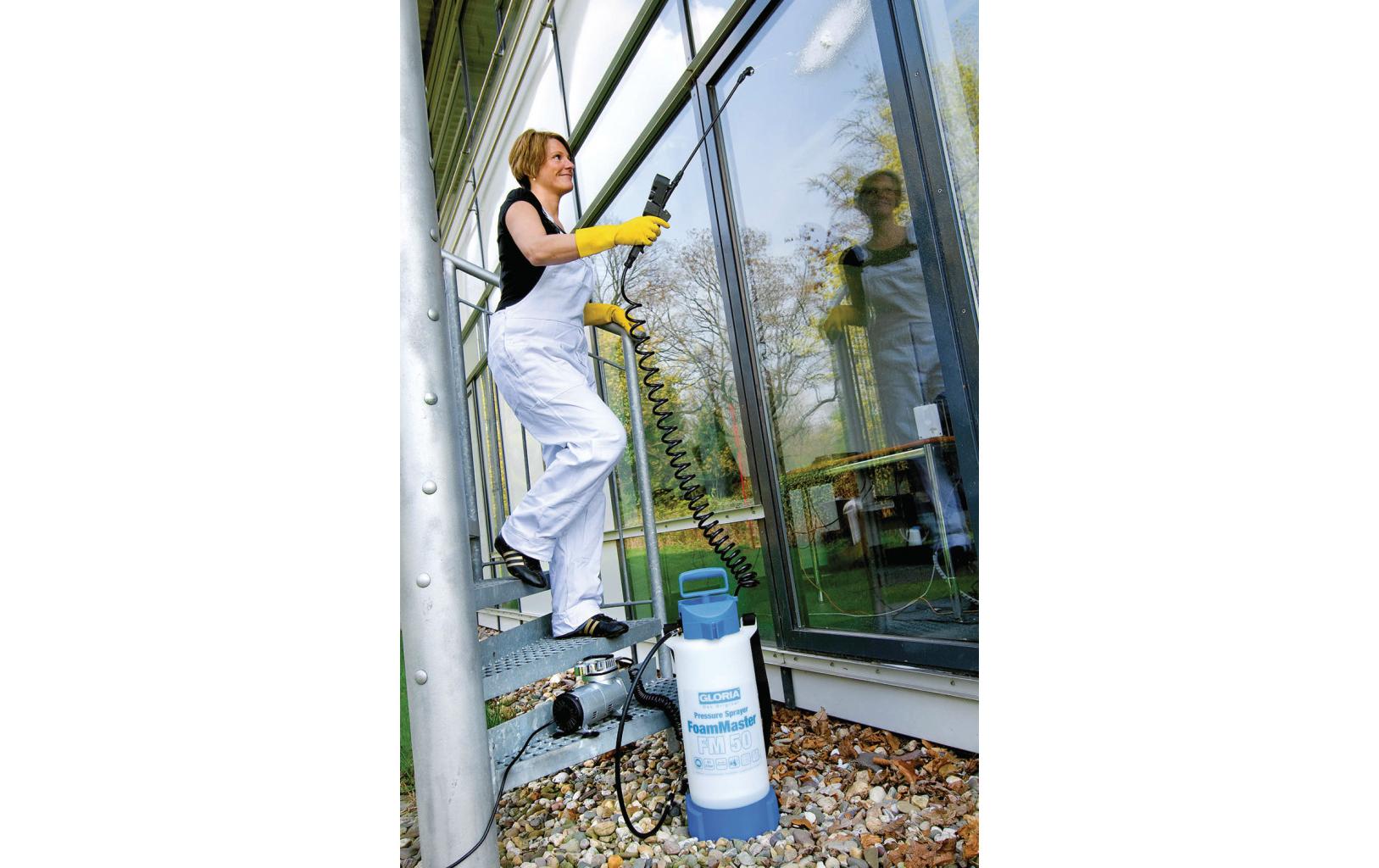 GLORIA FoamMaster FM 50 Drucksprüher 5 l Kunststoff Blau, Weiß