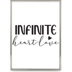 Hama Porträtrahmen Infinity, Silber glänzend, 10 x 15 cm (00193176)