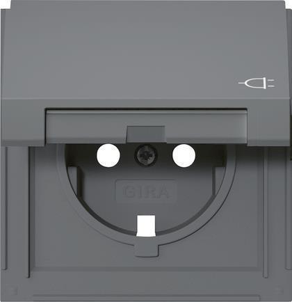 Gira Abd. SCHUKO-Steckd. KD TX_44 Anthrazit 492267 (492267)