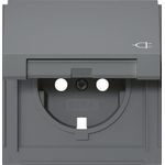 Gira Abd. SCHUKO-Steckd. KD TX_44 Anthrazit 492267 (492267)