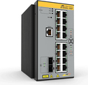 Allied Telesis L3 INDUSTRIAL ETHERNET SWITCH IE340L-18GP, 16x 1G RJ-45, 2x SFP, PoE+, 36Gbps, 26.7Mpps, 91x139x153 mm (A