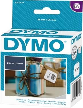 DYMO Square Multipurpose Labels 25 x 25 mm Weiß