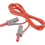 VOLTCRAFT MSB-501 Sicherheits-Messleitung [Lamellenstecker 4 mm - Lamellenstecker 4 mm] 2 m Rot (VC-8063390)