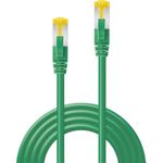 Lindy 15m RJ45 S/FTP LSZH Netzwerkkabel, Grün Cat.6A Stecker,Cat.7 Rohkabel (47653)