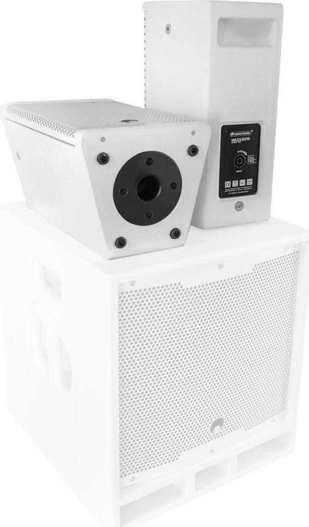 OMNITRONIC MAXX-1206 2-Wege Top 6.5 Zoll 2x weiß (11039064)
