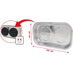 KS TOOLS Edelstahl Magnet-Teller, 140x240mm (800.0151)