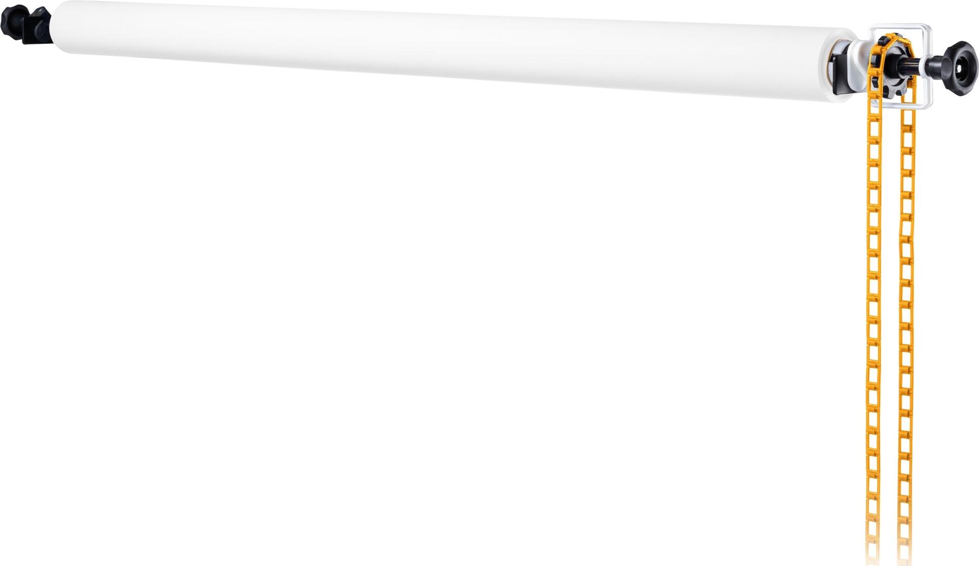 Walimex Hintergrundexpansion mit Kette & Gewicht 37 cm Schwarz, Orange