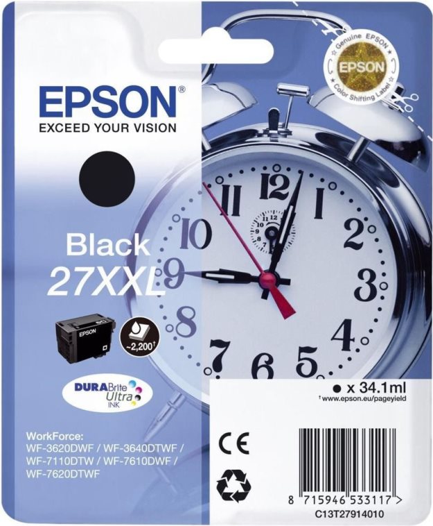 Epson 27XXL 34,1 ml (C13T27914022)