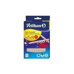 Pelikan Dreikant-Buntstifte Jumbo, 12er Kartonetui Länge: 175 mm, Minenstärke: 5,0 mm, farbig sortiert, - 1 Stück (700047)