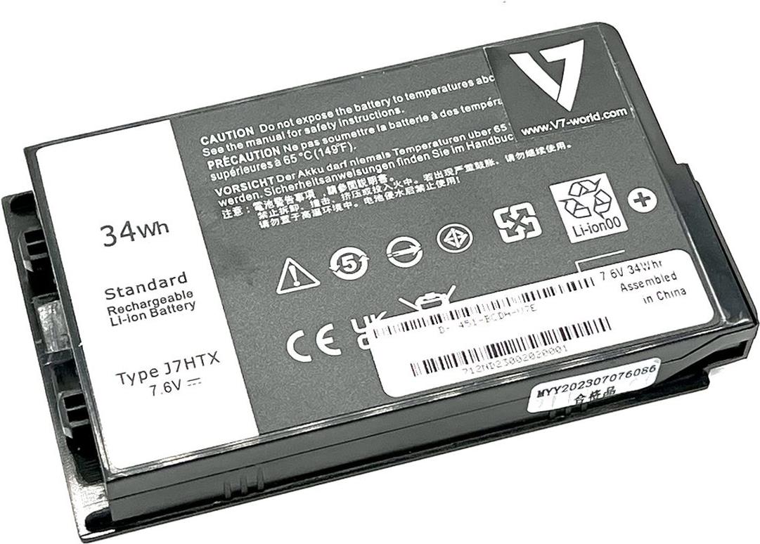 V7 BAT Dell Latitude 12 7220 2 Cell 34Wh - 2 CELL 34WH J7HTX 2JT7D 451-BCDH (D-451-BCDH-V7E)