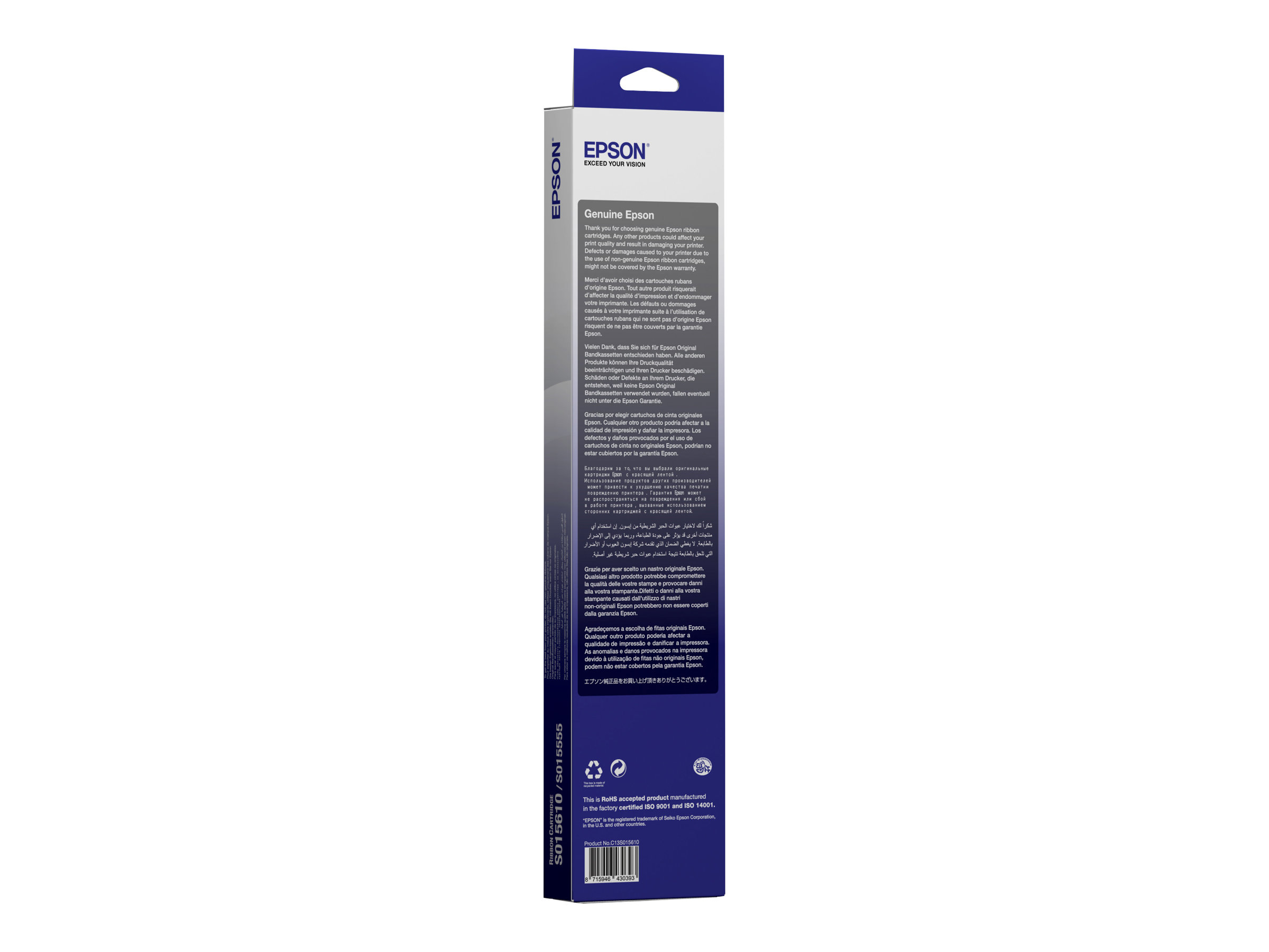 Epson C13S015610 Farbband 32 m für LQ-690 Schwarz