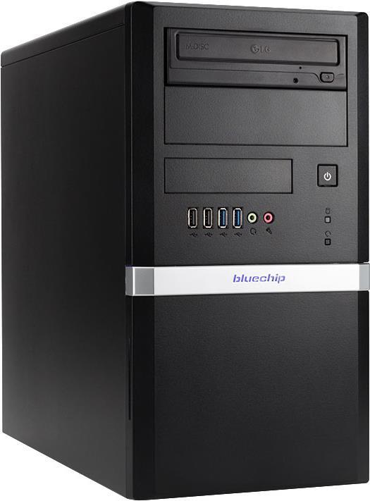bluechip BUSINESSline T5700 - MT - Core i5 11400 / 2,6 GHz - RAM 8GB - SSD 250GB - NVMe - DVD-Writer - UHD Graphics 730 - GigE - Win 10 Pro 64-Bit - Monitor: keiner - Schwarz - BTO (556269)