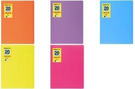 PAGNA Sichtbuch "School", DIN A4, mit 20 Hüllen, orange Einband aus langlebiger PP-Folie, eingeschweißte Hüllen - 1 Stück (21012-09)