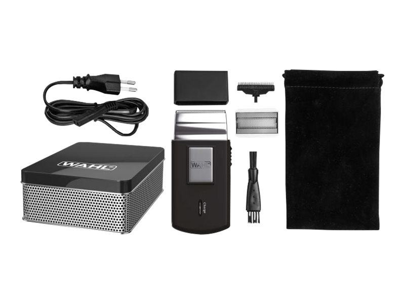 Wahl 03615 Travel Shaver Rasierer Schnurlos Schwarz - Silber