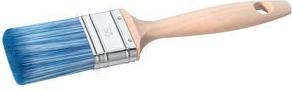 WESTEX Flachpinsel SolidPro L, Breite: 40 mm, blauweiß hochwertige Kunstborstenmischung, sehr formstabile Borsten, - 1 Stück (814140000)