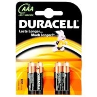 DURACELL LR03 AAA Blisterbatterie - 4 Batterien (DURACELL Basic AAA/LR03 K4)