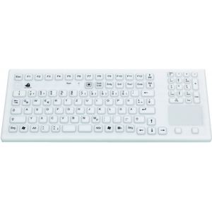GETT InduProof TOUCH USB (DE) Silikontastatur IP68 Reinigungsfunktion desinfi...