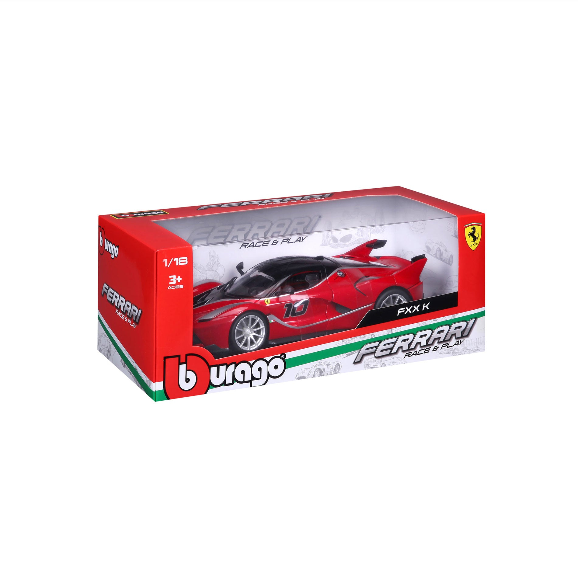Bburago Modellauto Ferrari FXX K 1:18 Vormontiert Rot
