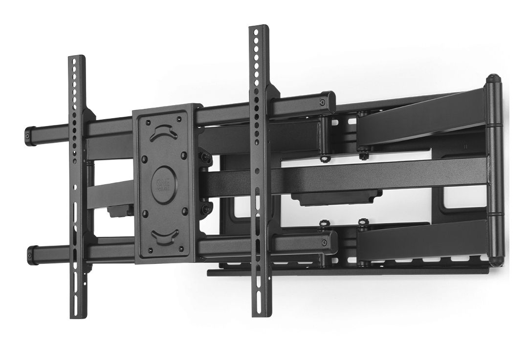 One for All Solid Turn 120 XL TV-Wandhalterung WM 4663 bis 100″ 80 kg Schwarz