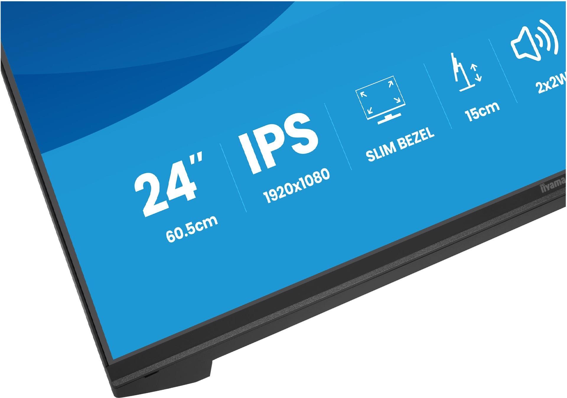 Iiyama ProLite XB2491HS-B1 23,8" IPS 1920 x 1080 120 Hz Schwarz
