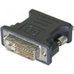 DVI/VGA Adapter, 24+5pol DVI-A St./15pol HD D-Sub Bu., hellgrau Zum Anschluss eines VGA Monitors an eine DVI Grafikkarte mit analogem Ausgang (581449)