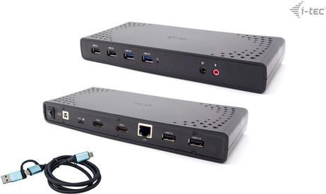 I-TEC USB 3.0/USB-C/TB 2X HDMI DOCKING STATION + PD 85W (CADUALHDMIDOCKPD)