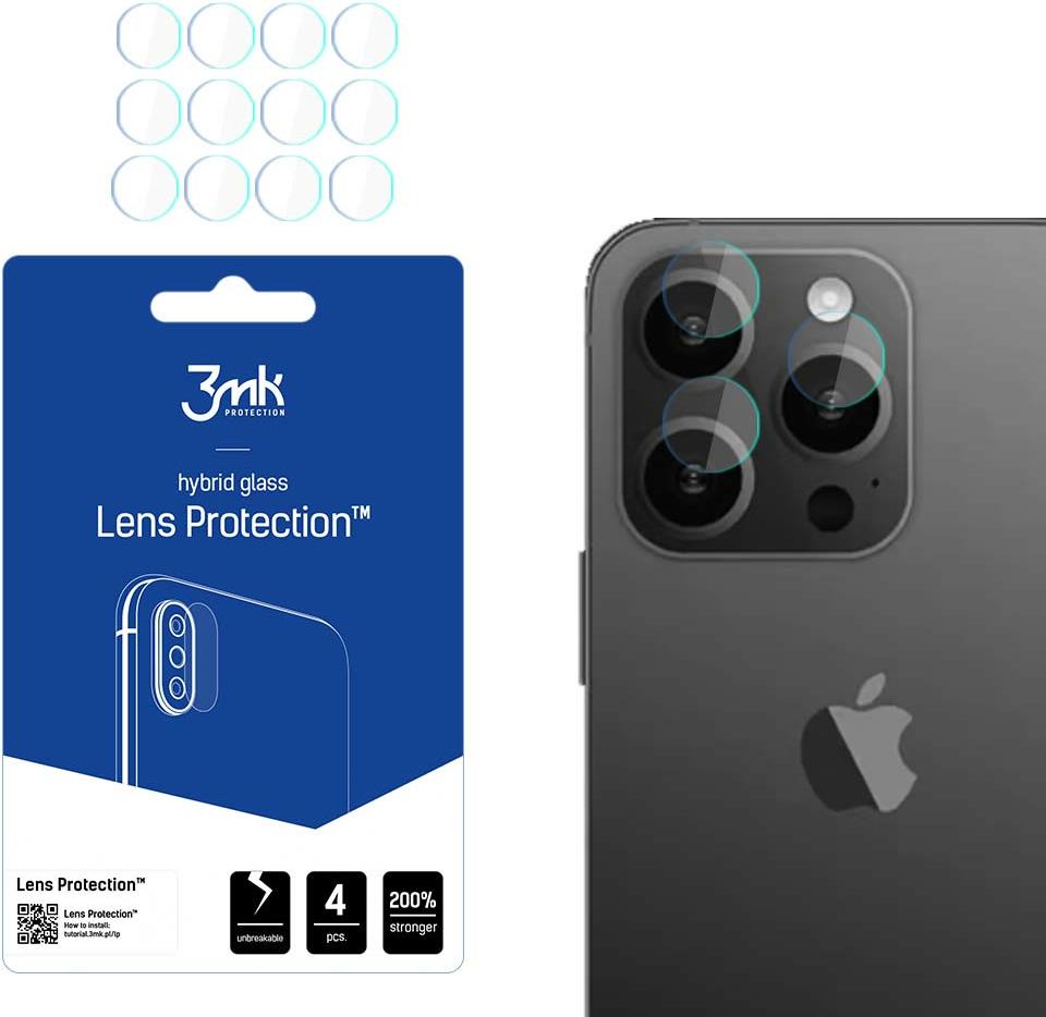 3mk Lens Protection pro Apple iPhone 15 Pro Max (4ks) (5903108536592)