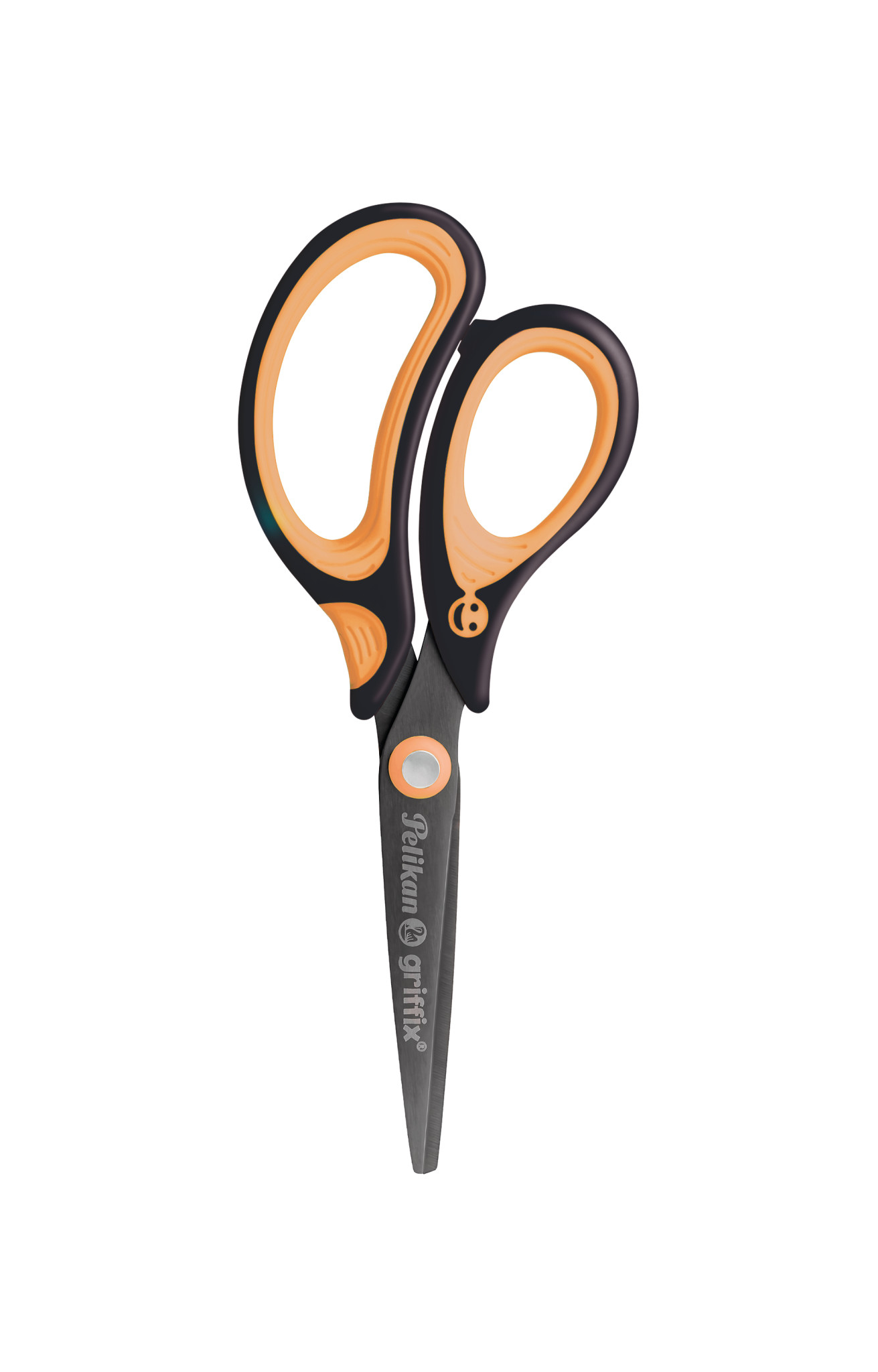 Pelikan Griffix Schere Linkshänder Schwarz, Orange