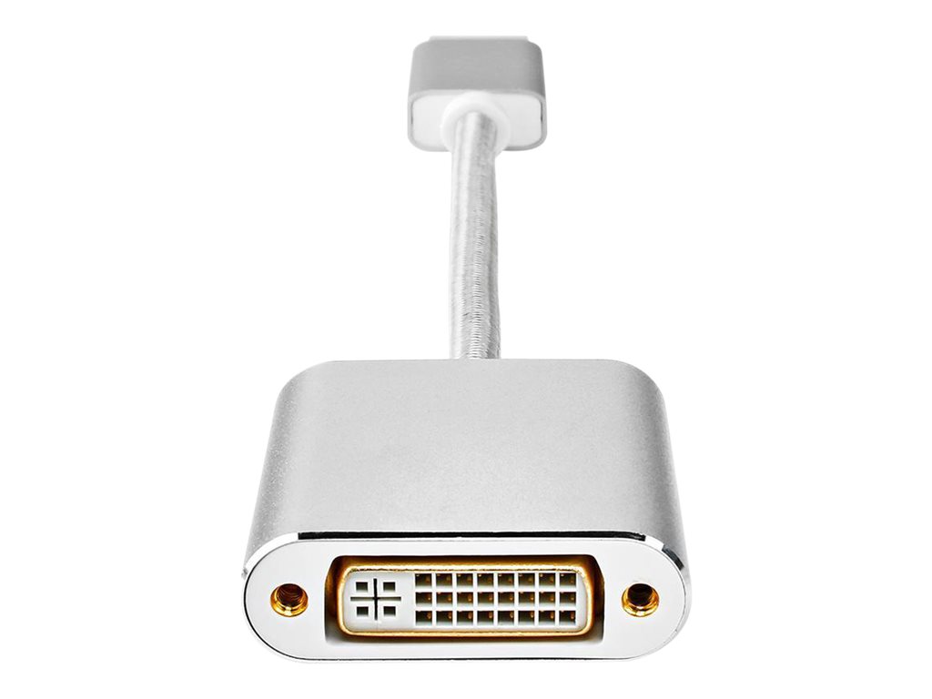 Nedis Fabritallic CCTB37250AL02 Videoadapter DisplayPort auf DVI-D 0,2 m Silber