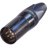 Neutrik XLR-Steckverbinder Stecker, gerade Polzahl: 5 Schwarz NC5MXX-B 1 St. (NC5MXX-B)
