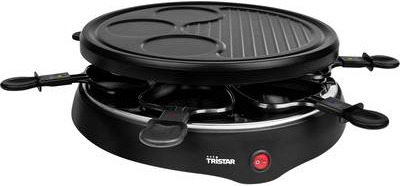 Tristar RA-2998 Raclette 6 Pfännchen Schwarz (RA-2998)