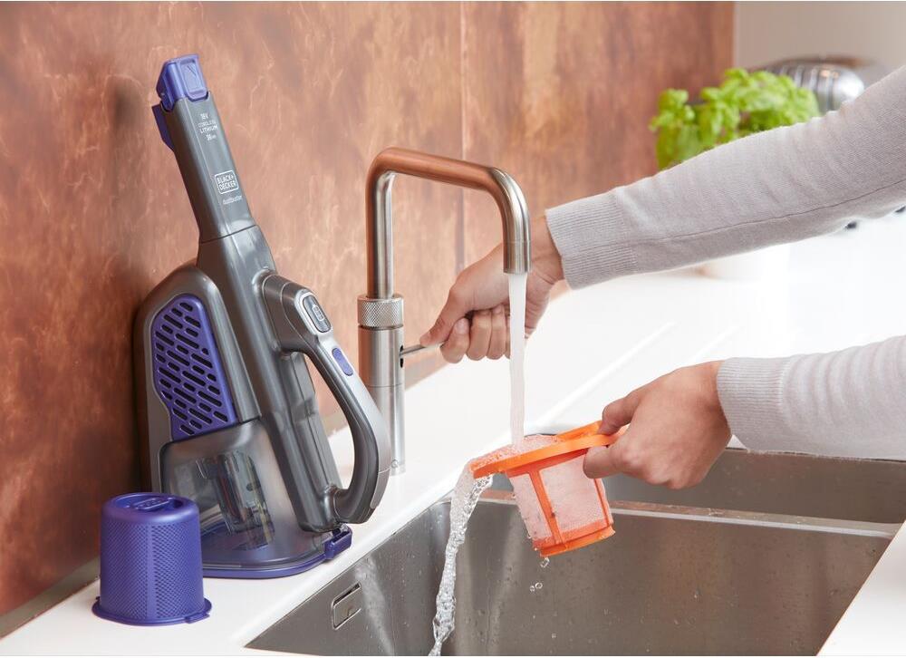 Black & Decker BHHV520BFP Handstaubsauger 21 min 0,7 l Schwarz, Violett