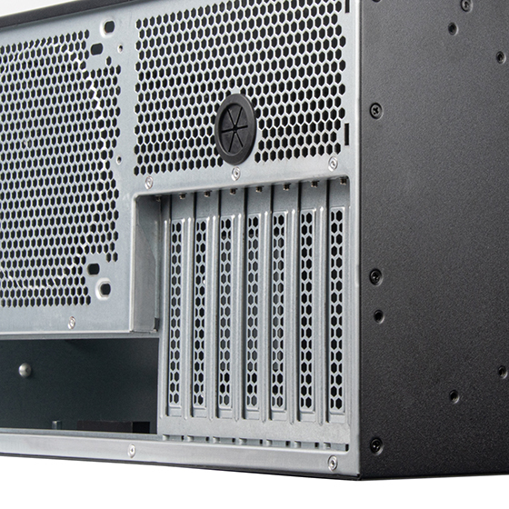 SilverStone RM51 5U Rackmount Server-Gehäuse Schwarz