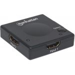 1080p 2-Port HDMI-Switch schwarz automatisch u manuell umschaltbar Einfacher (207911)