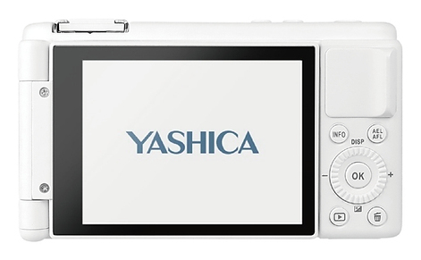 Yashica City 100 Kompaktkamera 72 MP CMOS 3x Zoom 2,8" WLAN Silber Weiß