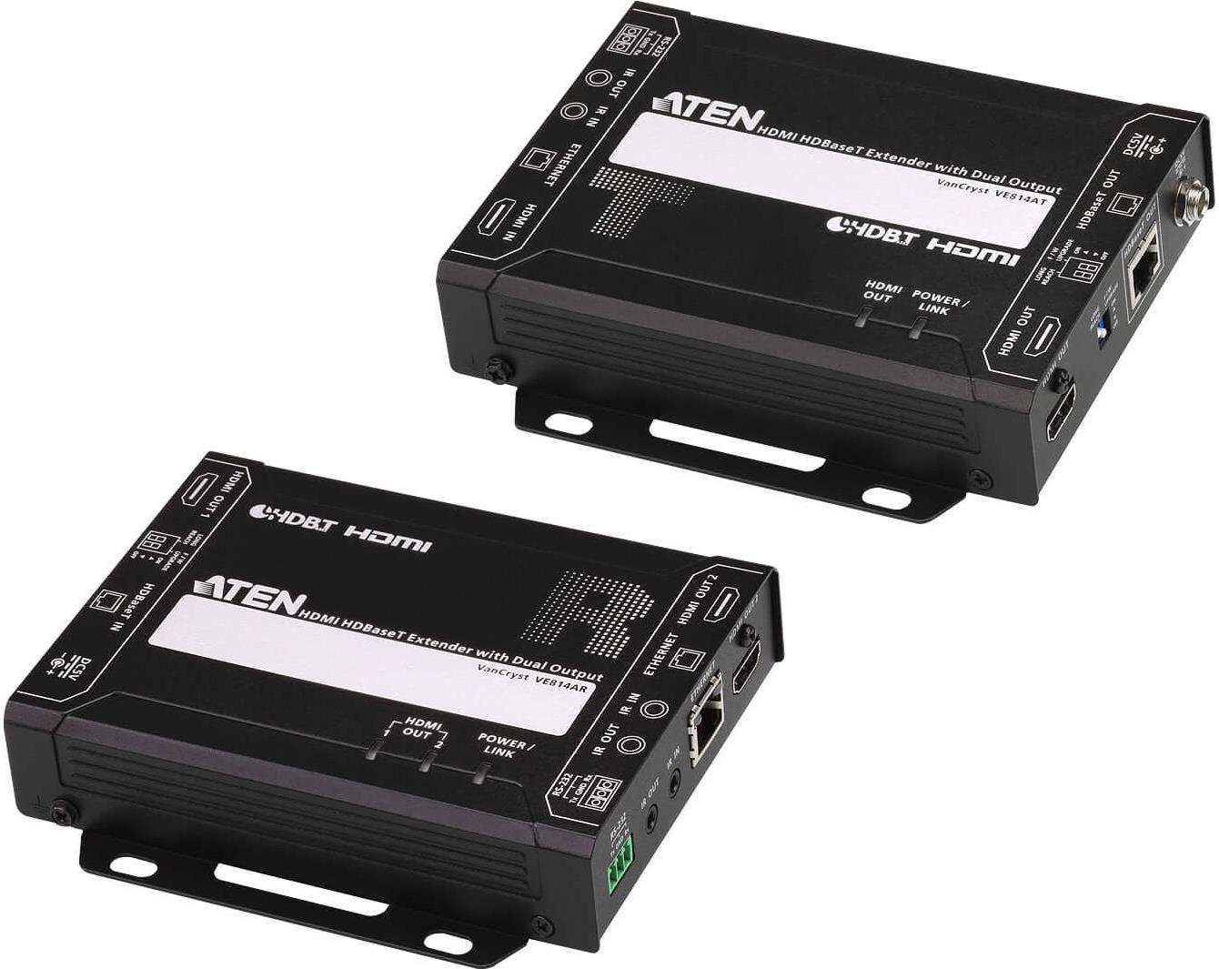 ATEN VE814A HDMI HDBaseT Extender with Dual Output (VE814A-AT-G)