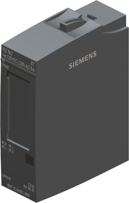 Siemens Dig.Industr. SIMATIC Relaismodul NO 4x120V DC 6ES7132-6HD01-0BB1 (6ES71326HD010BB1)