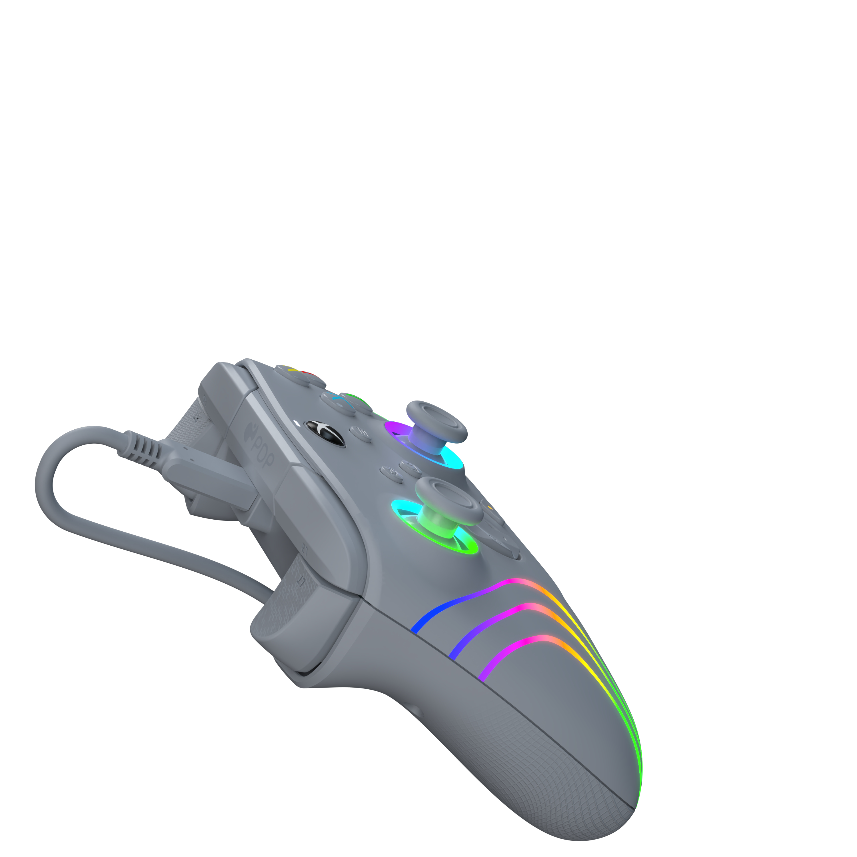 PDP Afterglow Wave Gamepad kabelgebunden USB-C Grau