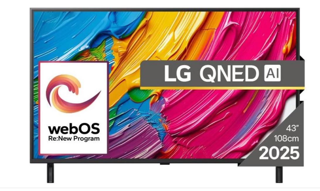 LG 43QNED80A3A 109,20cm (43") 4K QNED Smart-TV WebOS WLAN Schwarz