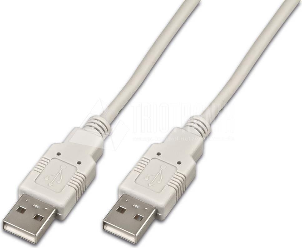 Wirewin USB A-A MM 3.0 GR USB Kabel 3 m USB 2.0 Grau (USB A-A MM 3.0 GR)
