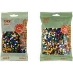 Hama Bügelperlen Bio midi, "Mix 6 Farben", 3.000er Beutel Durchmesser Bügelperle midi: 5,0 mm - 1 Stück (191-198)